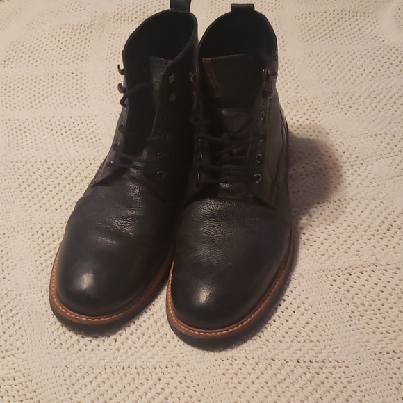 Ben Sherman Leather Lace Up Boots - Picture 5 of 5